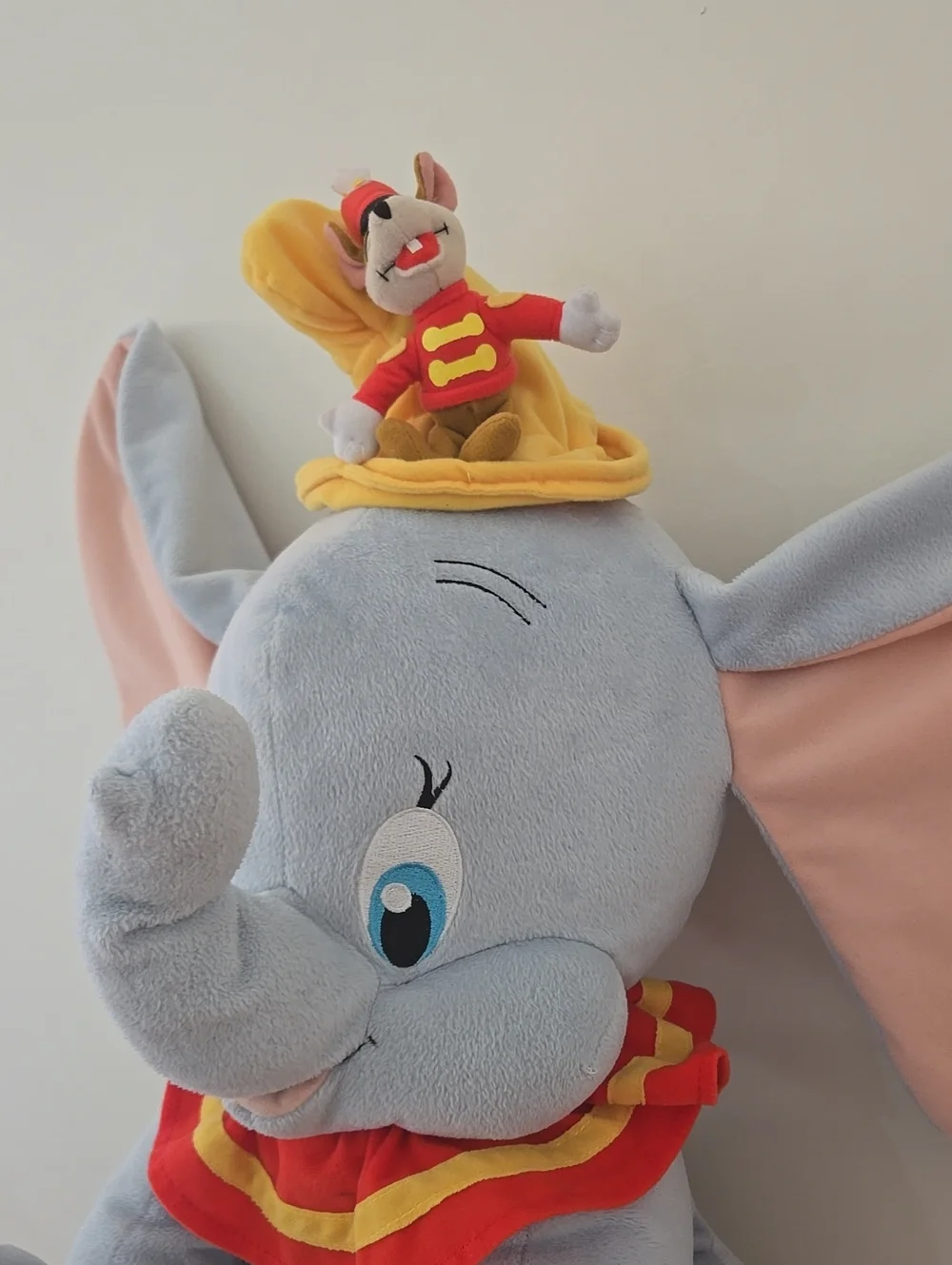 Disney Fisher Price Vintage 2001 Jumbo Dumbo Elephant Large Plush